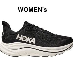 Hoka one one Clifton10 Women’s running shoes black&white design for comfort sheo